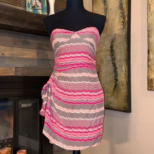 Parker silk corset style dress